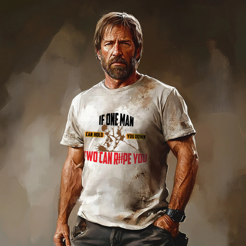 "If one man" rash guard